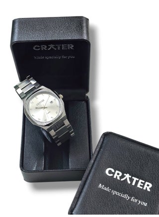 CRATER Men's Luxury Royal Watch – Stainless Steel Classic Design with Calendar, Water Resistant – Includes Original Brand Gift Box (Silver /Silver ) - view 2